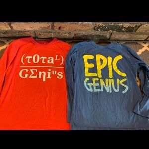 Boys size 8 genius shirts bundle